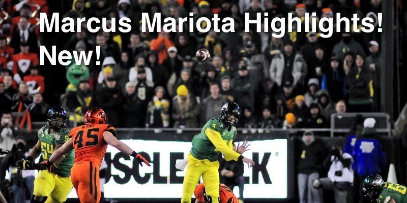 Marcus Mariota Highlights HD, Oregon