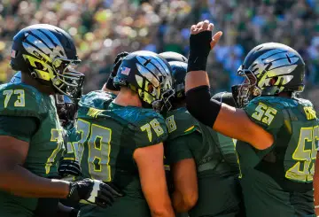 Greatwood on Oregon offensive line