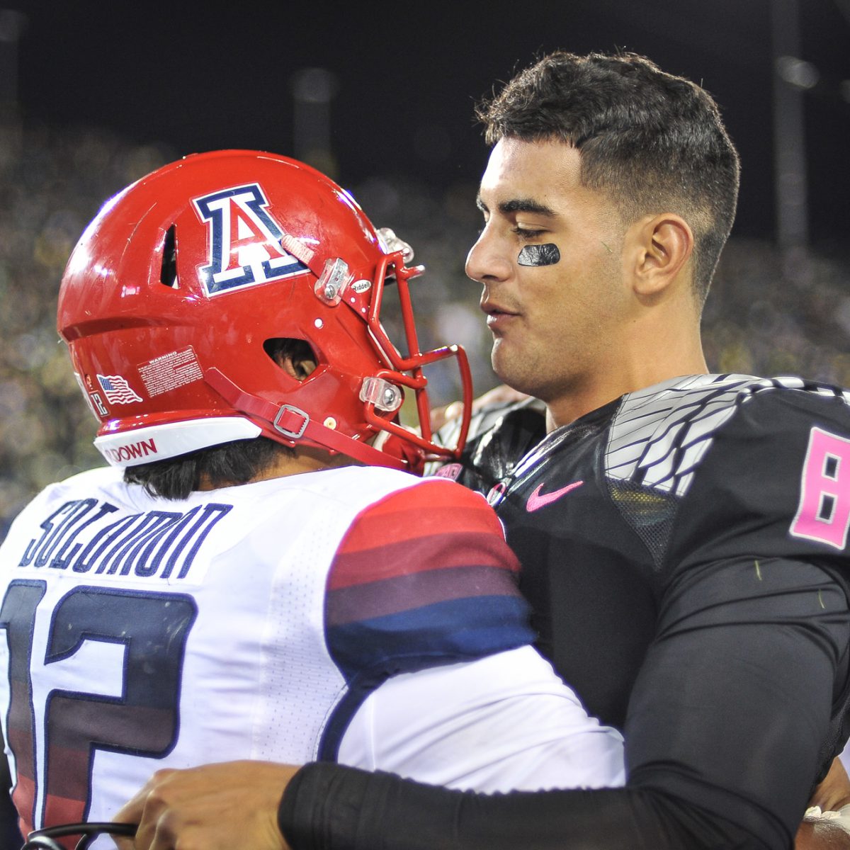 Marcus Mariota, Oregon too much for UA football to handle