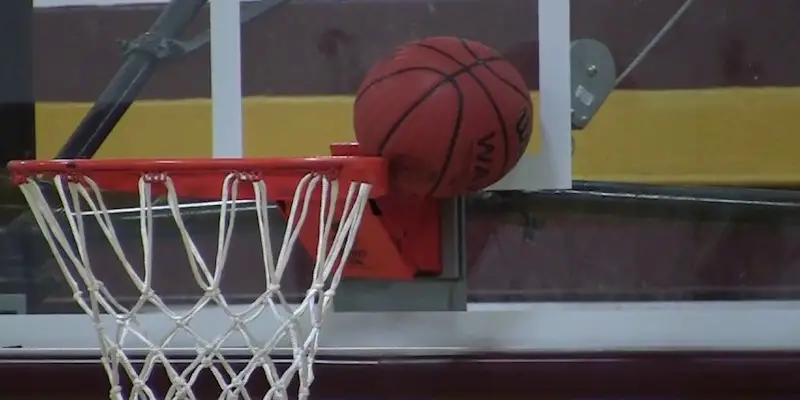 Basketball Stuck In Rim